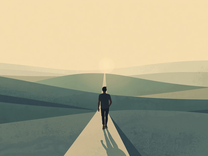 Man Going His Own Way