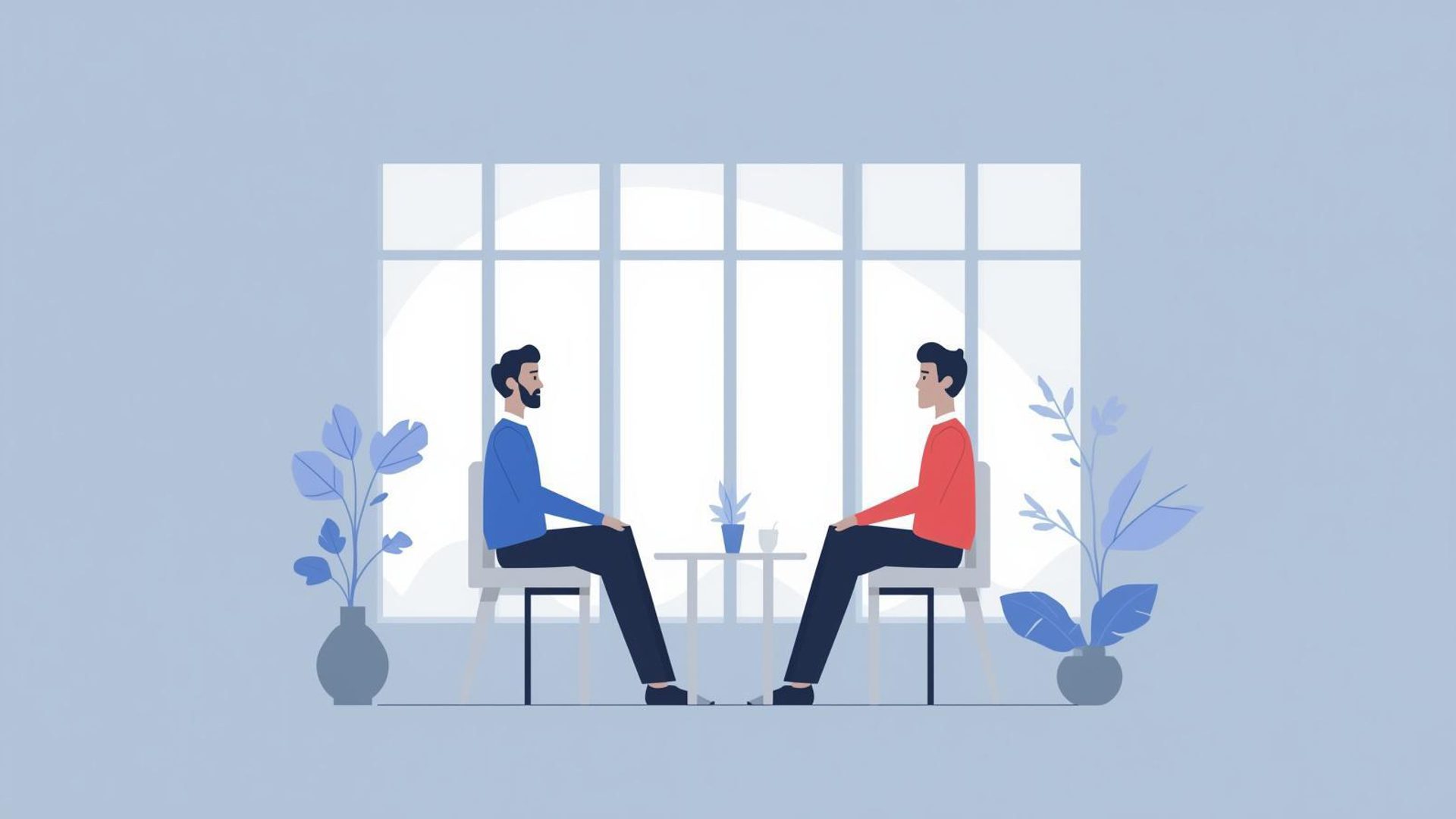 Man having therapy in room
