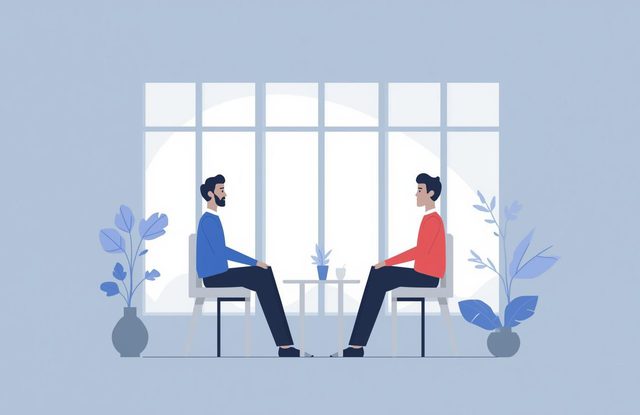 Man having therapy in room